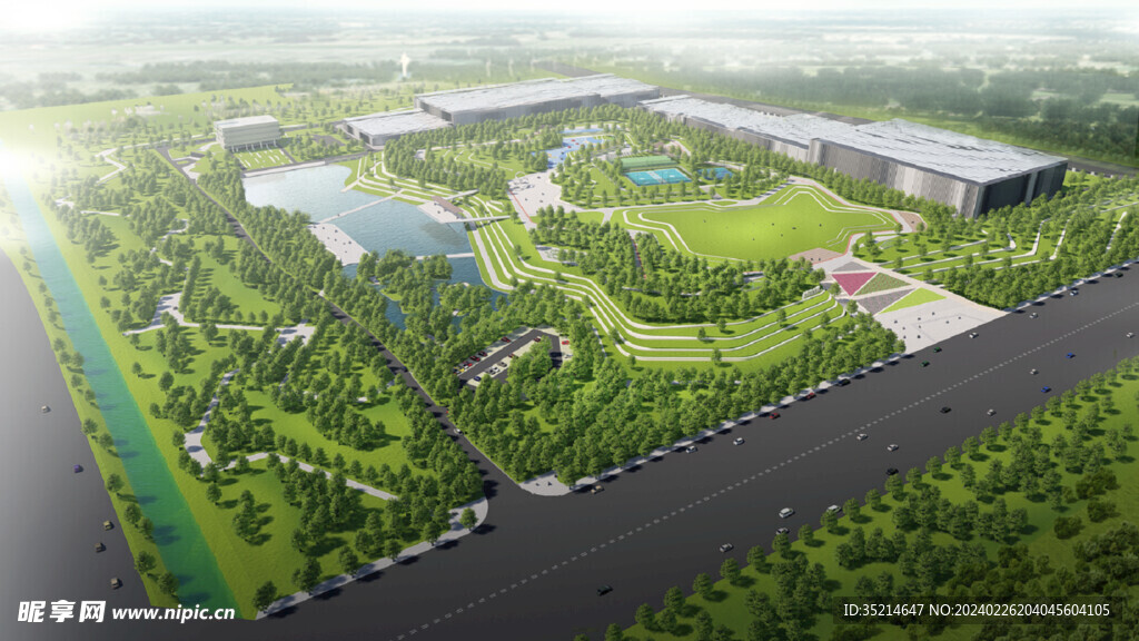 公園效果圖