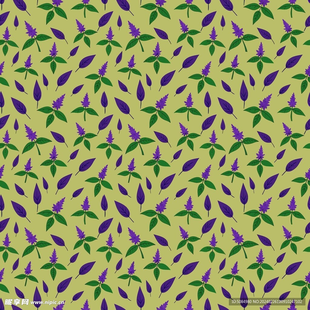 無縫拼接的茴香花背景