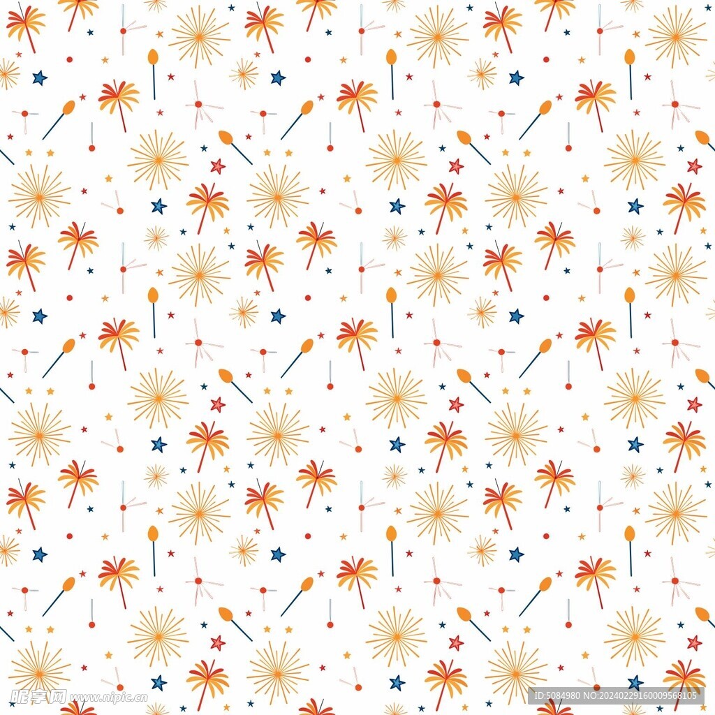 煙花和火花背景