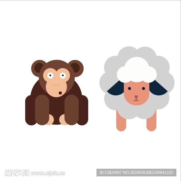 小羊和小猴