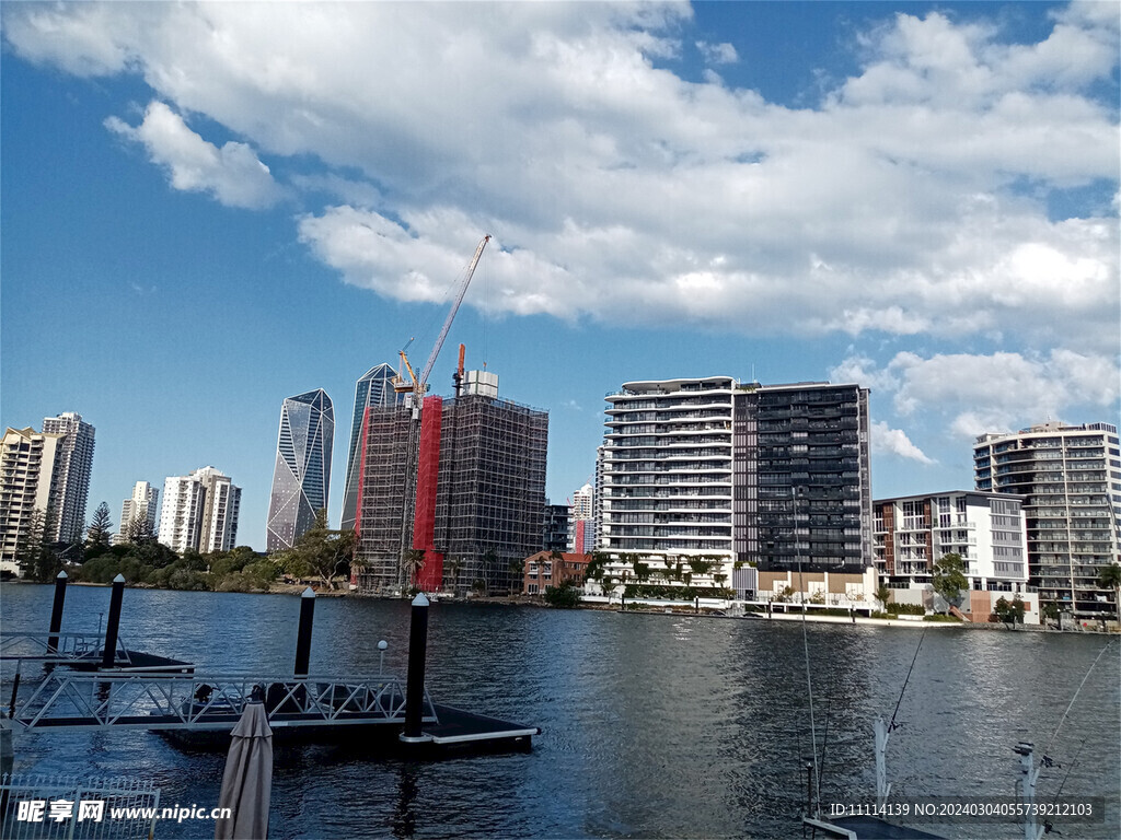 澳大利亚黄金海岸城市风景