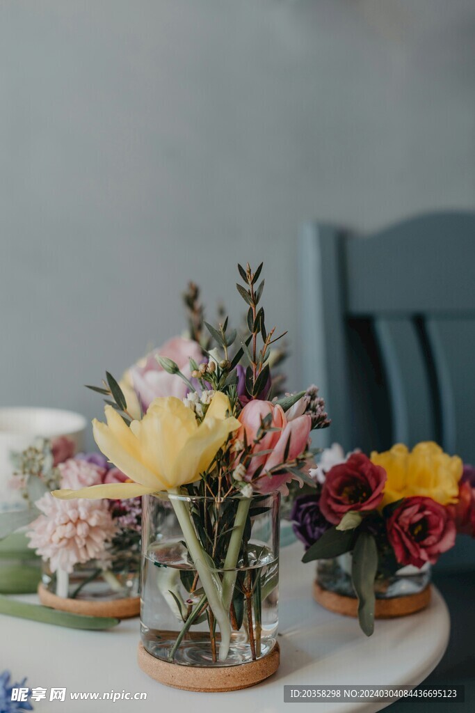 花束餐桌