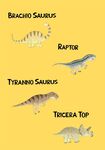 侏罗纪恐龙卡通形象
