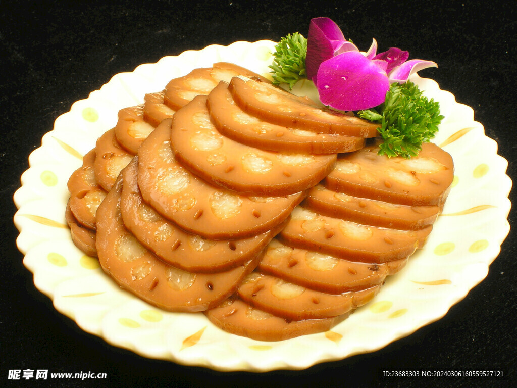 桂花糖藕美食圖片