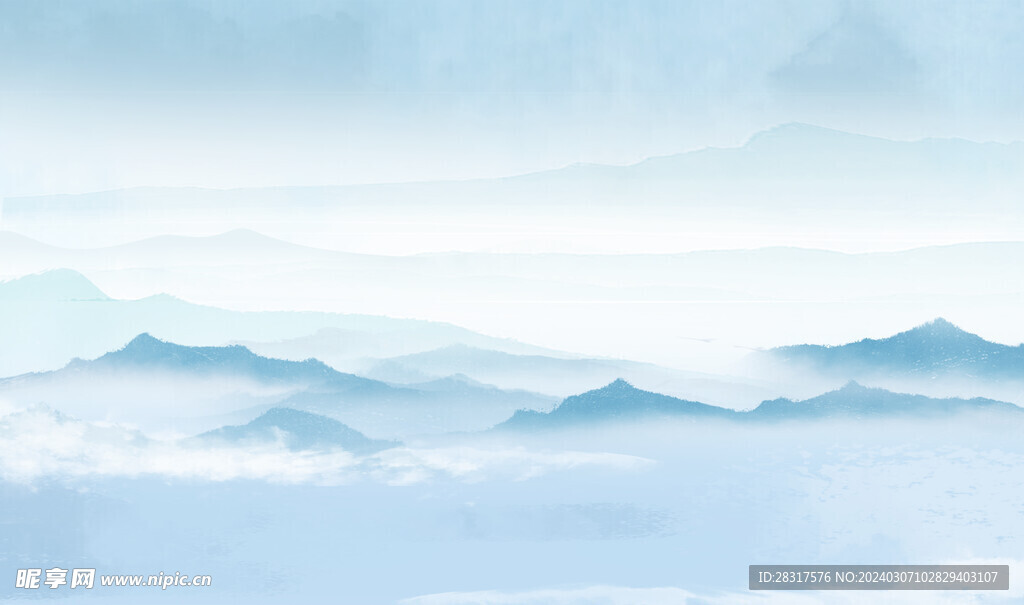 山水背景