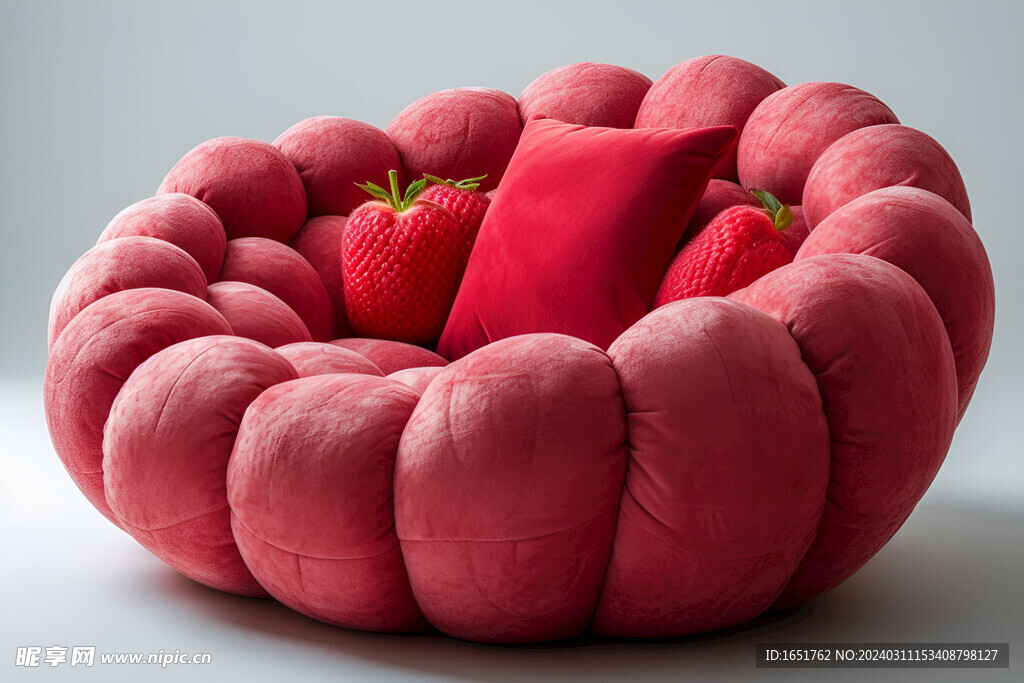 草莓沙发