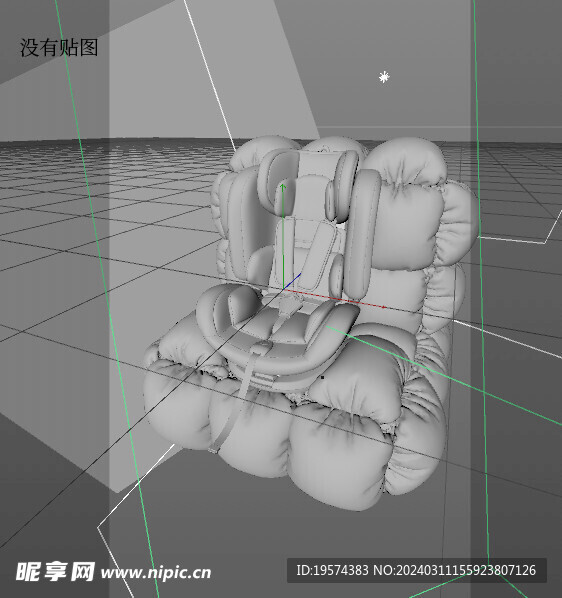 C4D模型 安全座椅