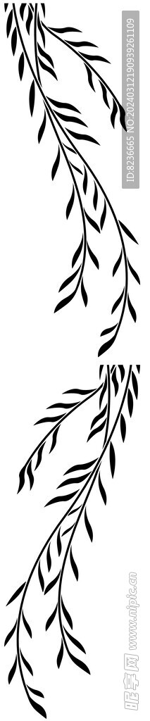 柳葉柳條