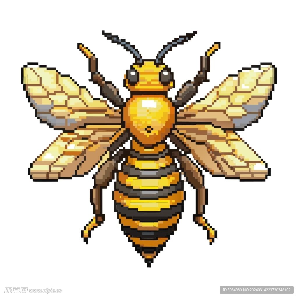 像素风格蜜蜂