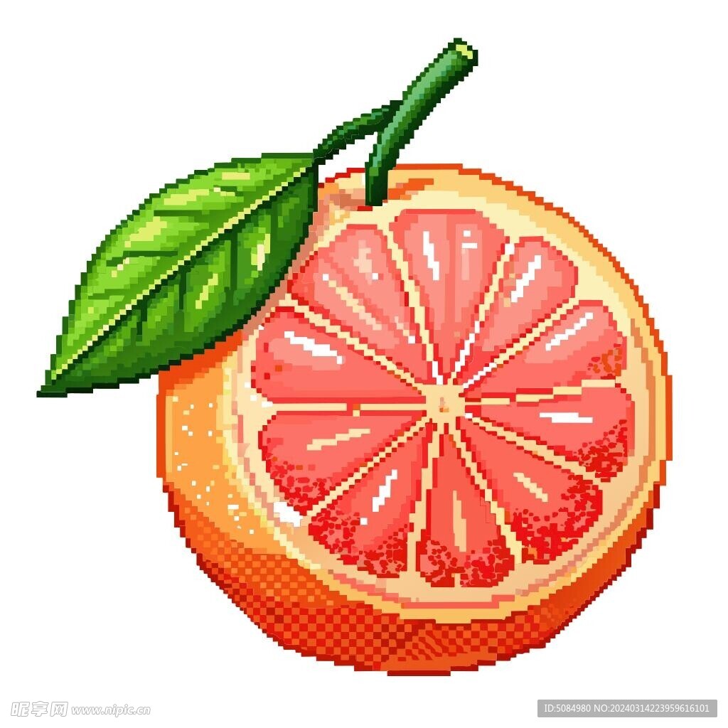像素风格橙柚