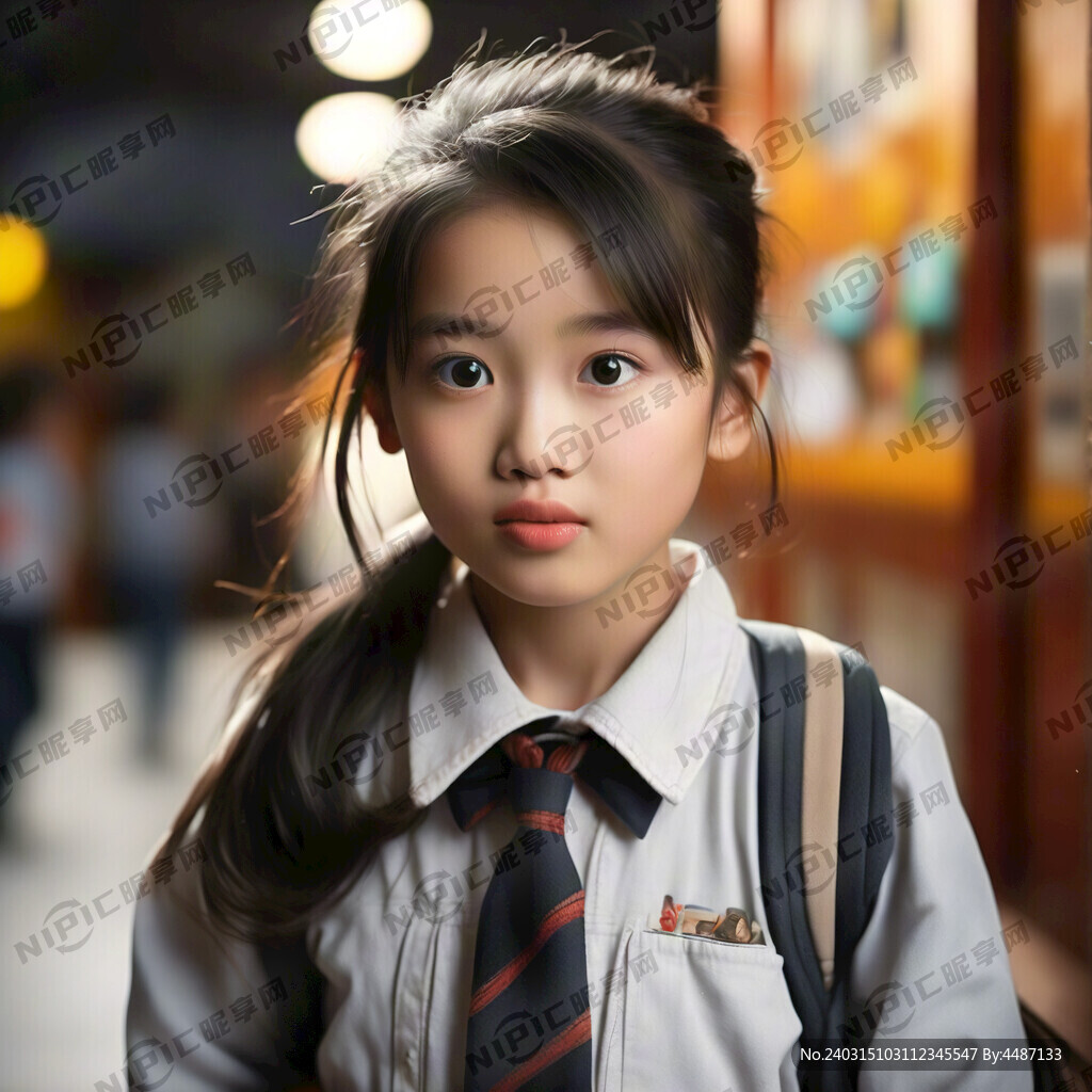 可愛(ài) 小學(xué)生  不要背景   
