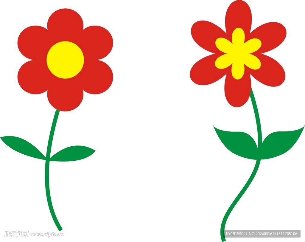 花朵矢量圖