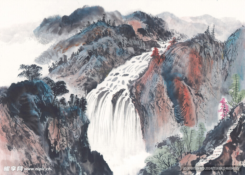          現代山水畫 