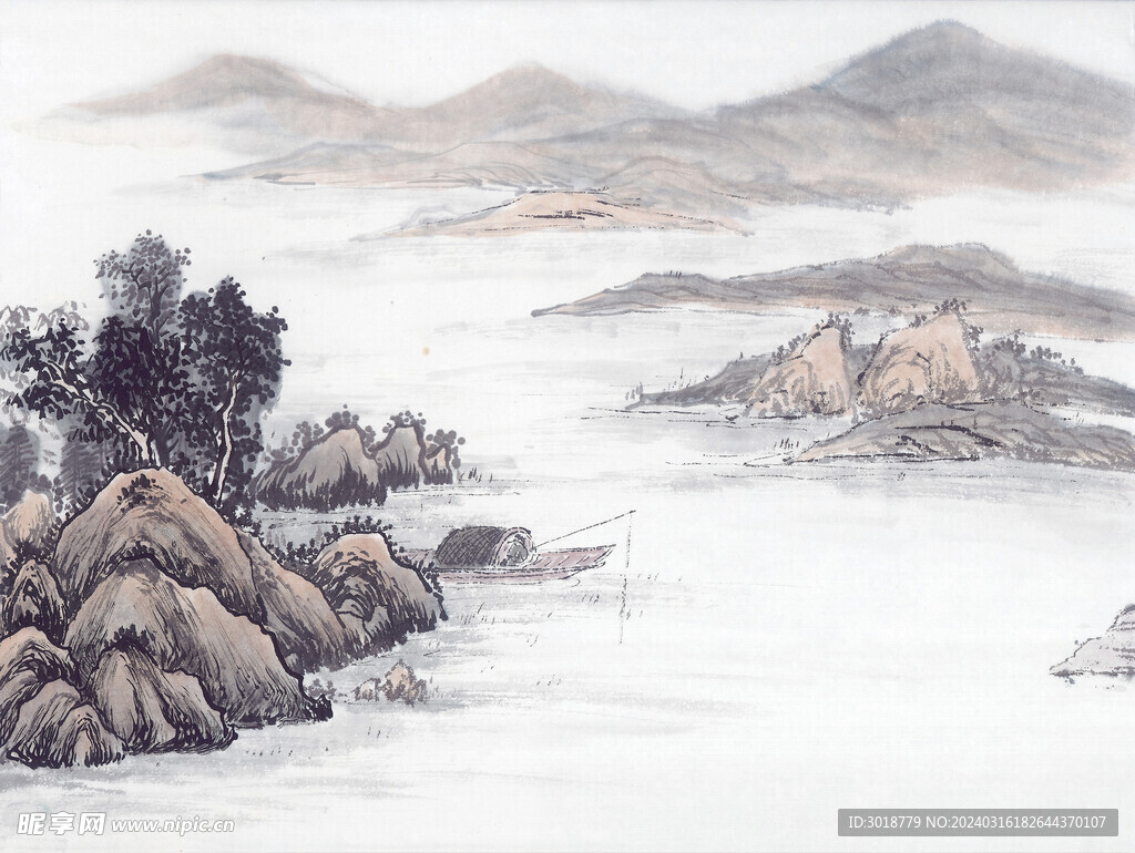          現(xiàn)代山水畫 