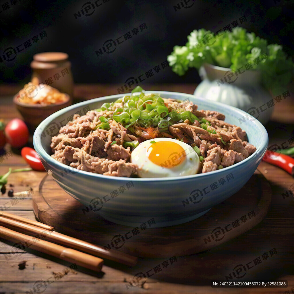 肉香肉絲蓋澆飯  菜品展示