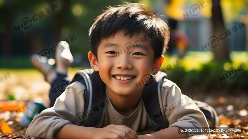 少年 陽光下 玩耍