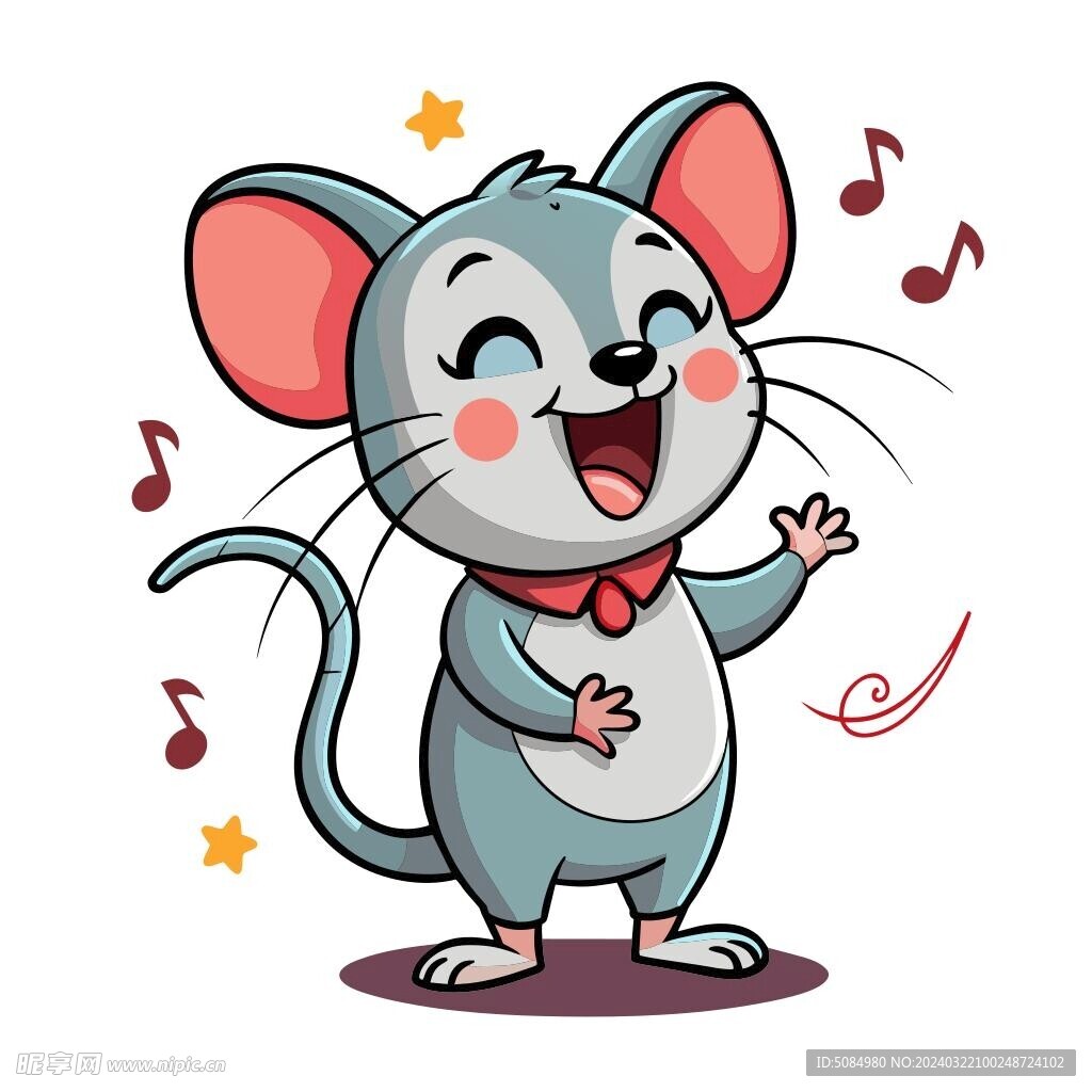 正在唱歌的鼠