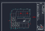 洗衣柜 阳台柜CAD图 双机