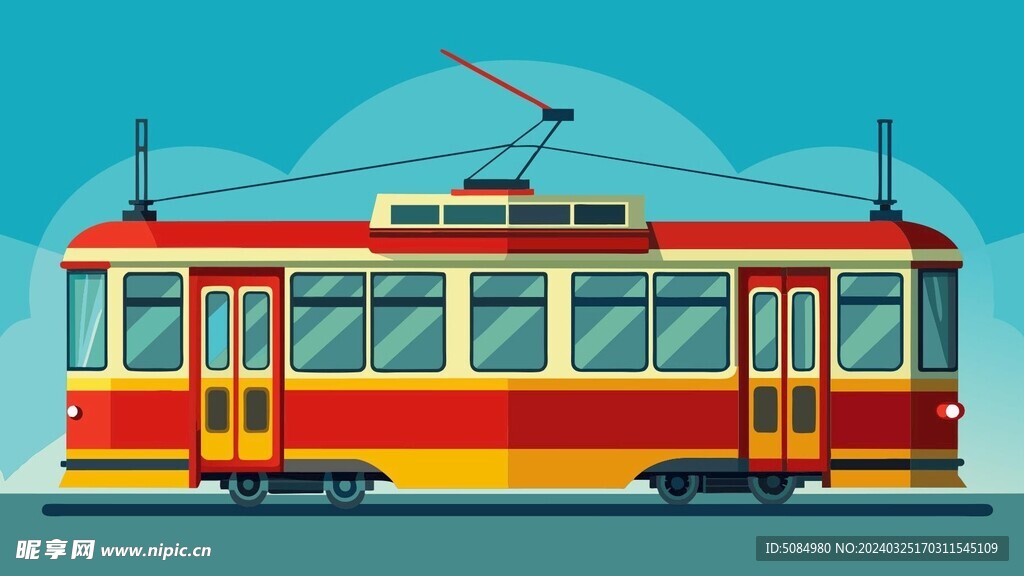 電車 右側視圖