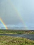 彩虹 冰岛 国外旅游