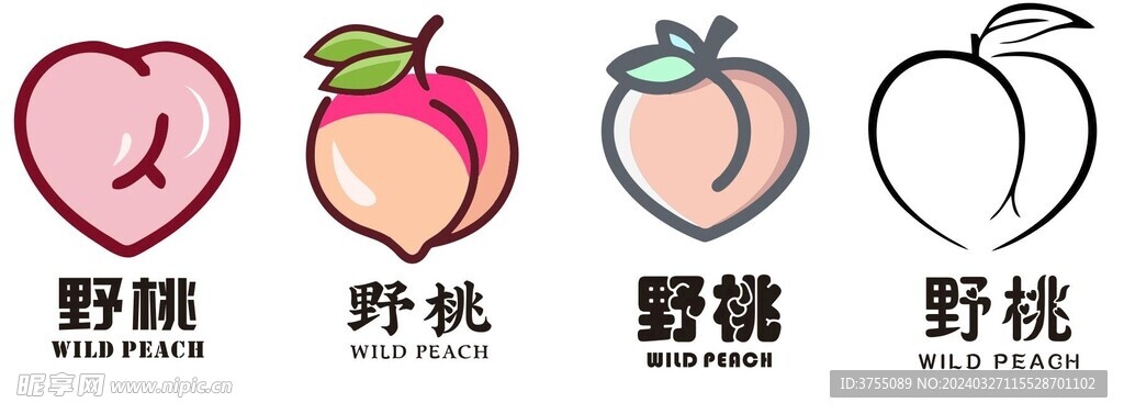 野桃LOGO設計