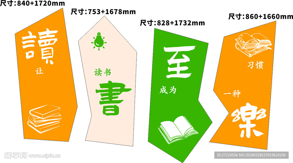 異形展板