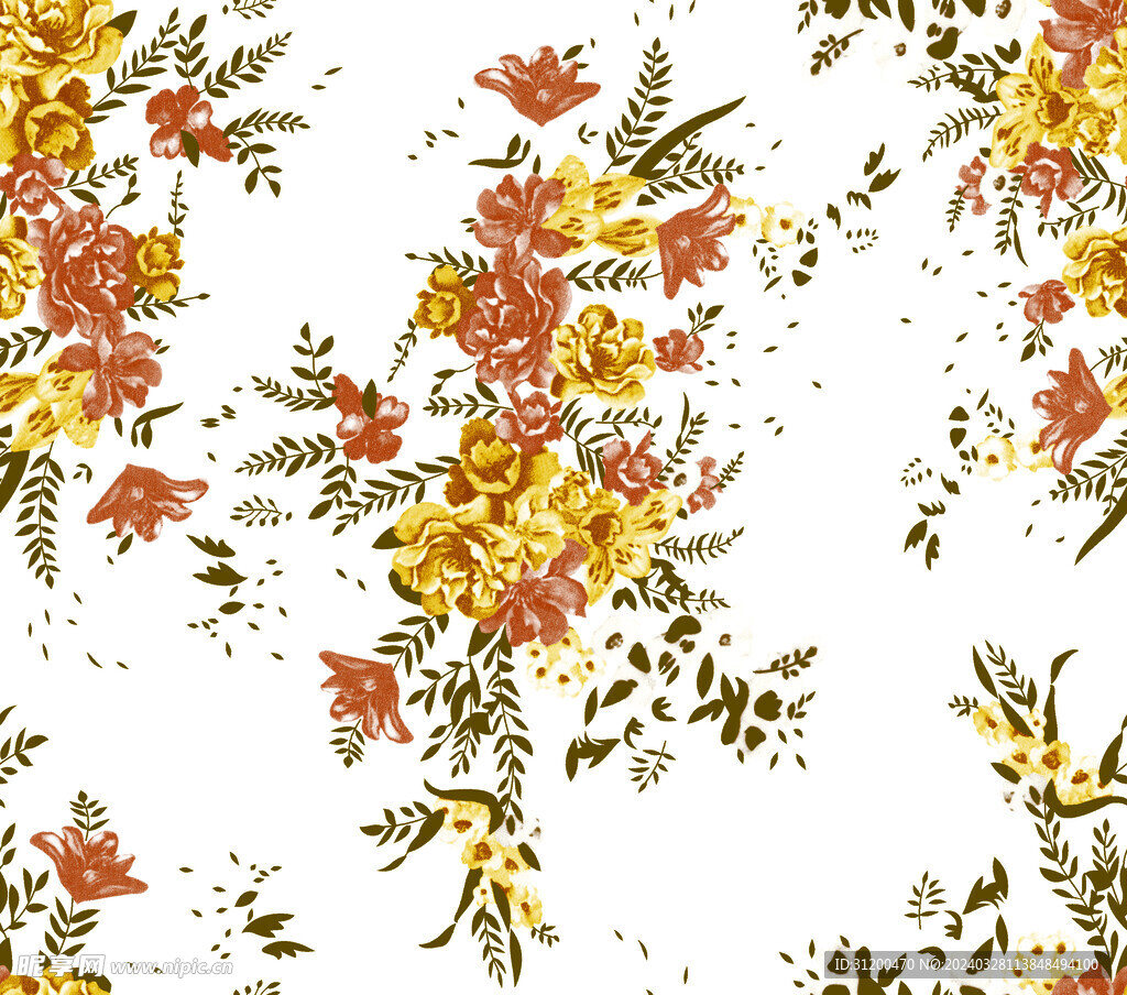 刺繡花