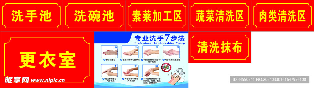 七步洗手法