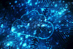 蓝色云计算大数据AI智能科技线