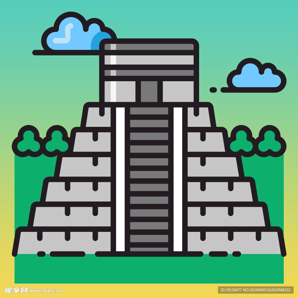           卡通建筑 