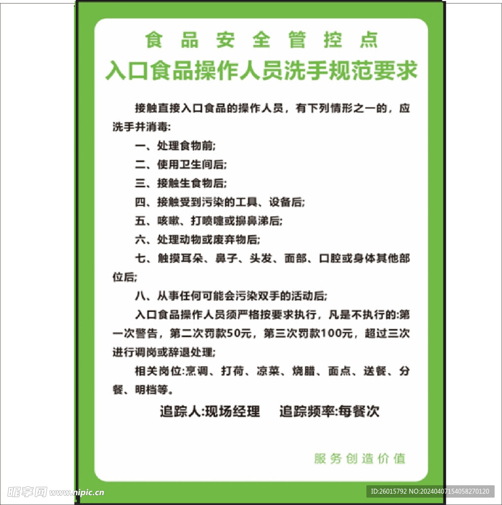 醫(yī)院食堂制度牌