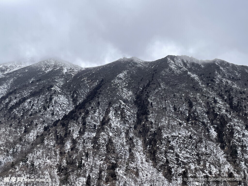 冬季大黑山