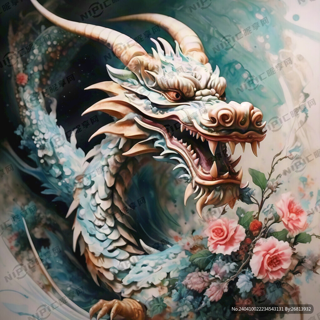 關于中國龍的線條
