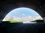 城市隧道摄影照片