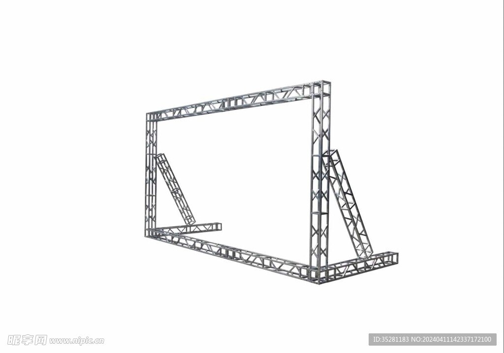 桁架喷绘侧面展示图