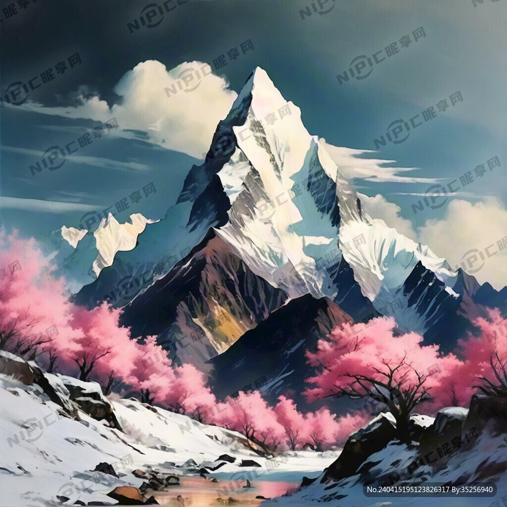 動(dòng)漫的貢嘎雪山