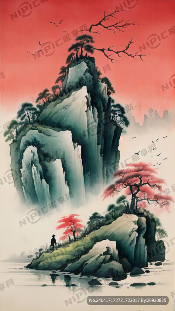 中國風(fēng)山水畫