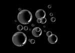 透明气泡水滴水晶圆球