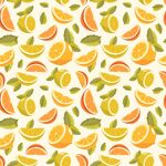 切片柠檬背景 水果图案