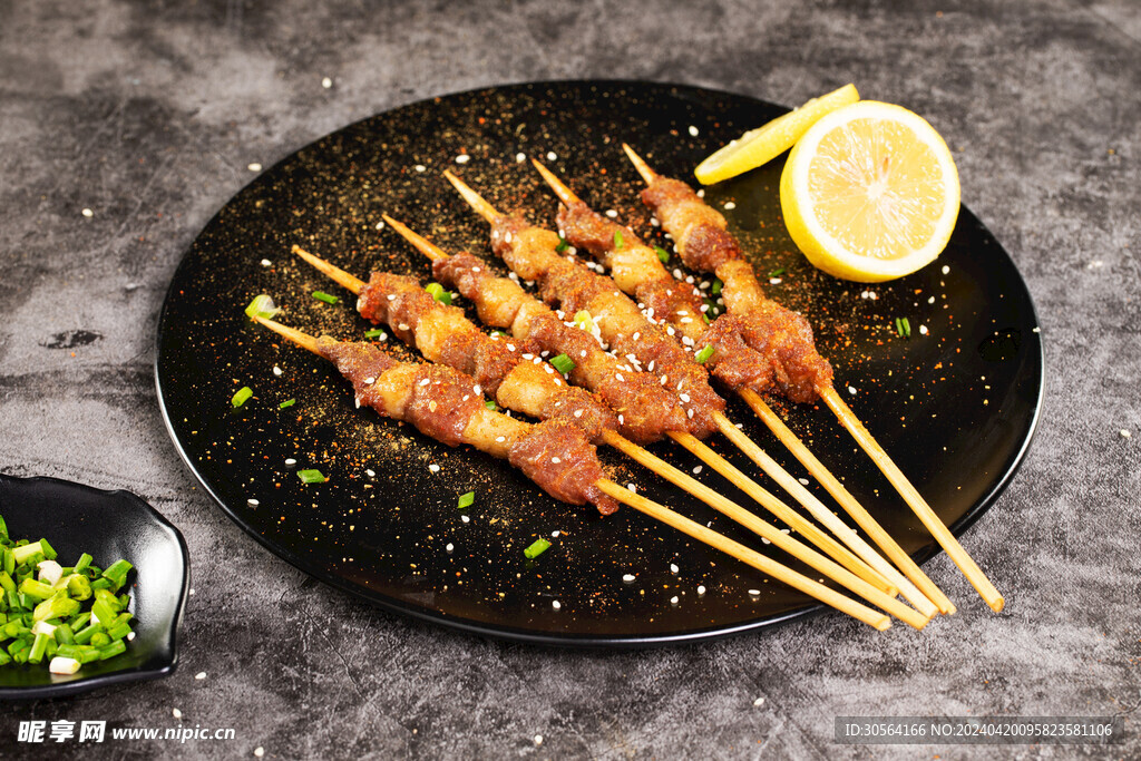 烤串燒烤美食食材