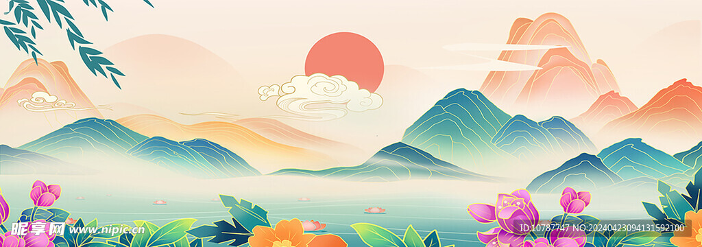 國(guó)風(fēng)山水