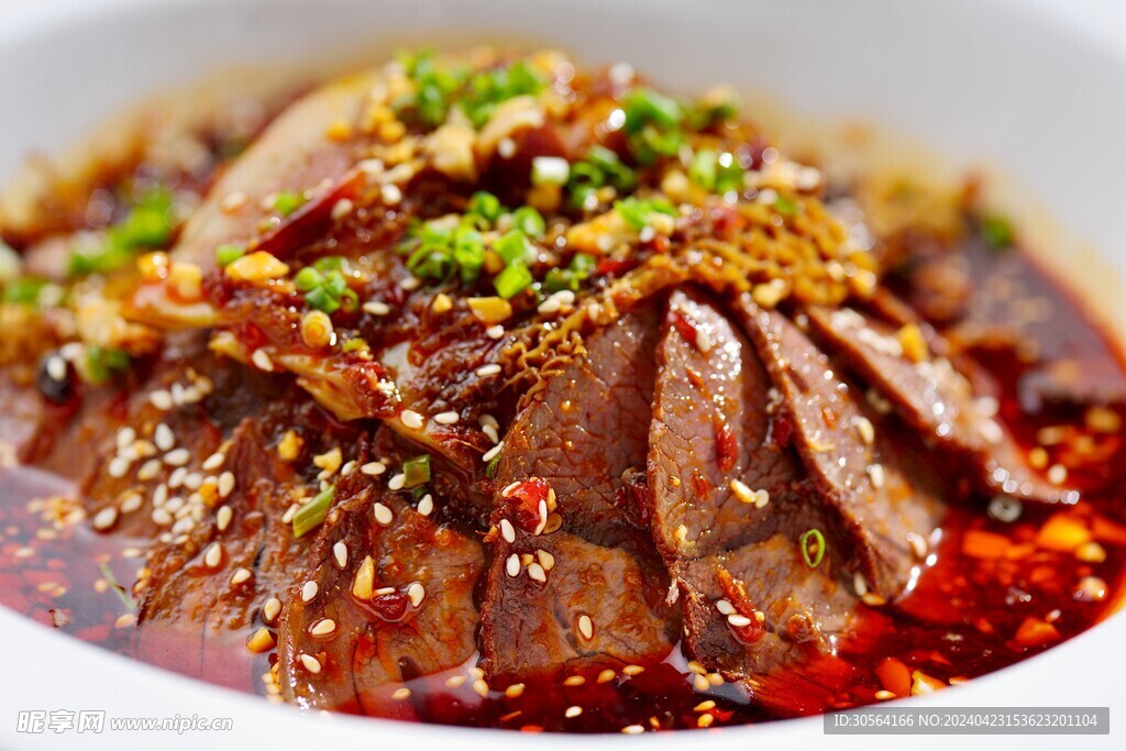 麻辣夫妻肺片美食