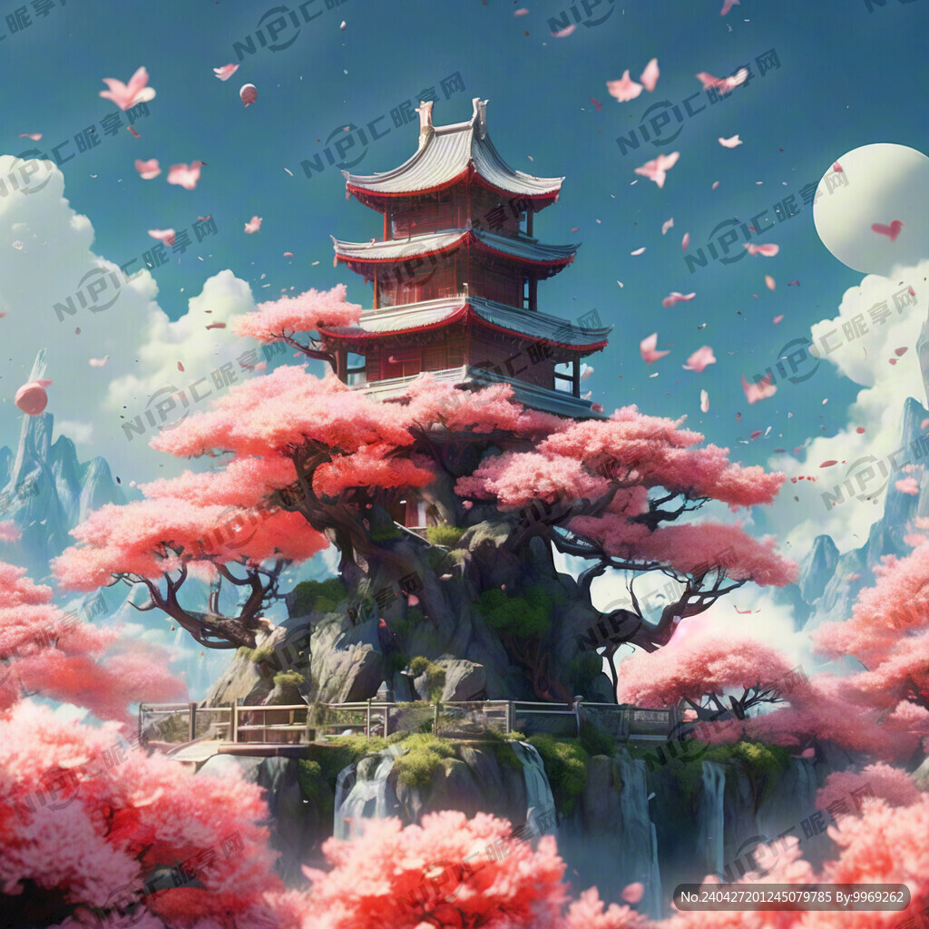游戲夢(mèng)幻唯美新中式風(fēng)景 超高清
