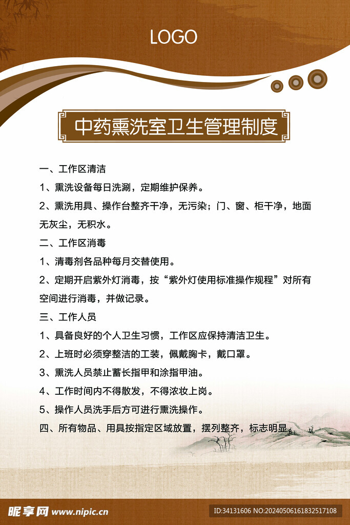 中醫熏洗衛生管理制度