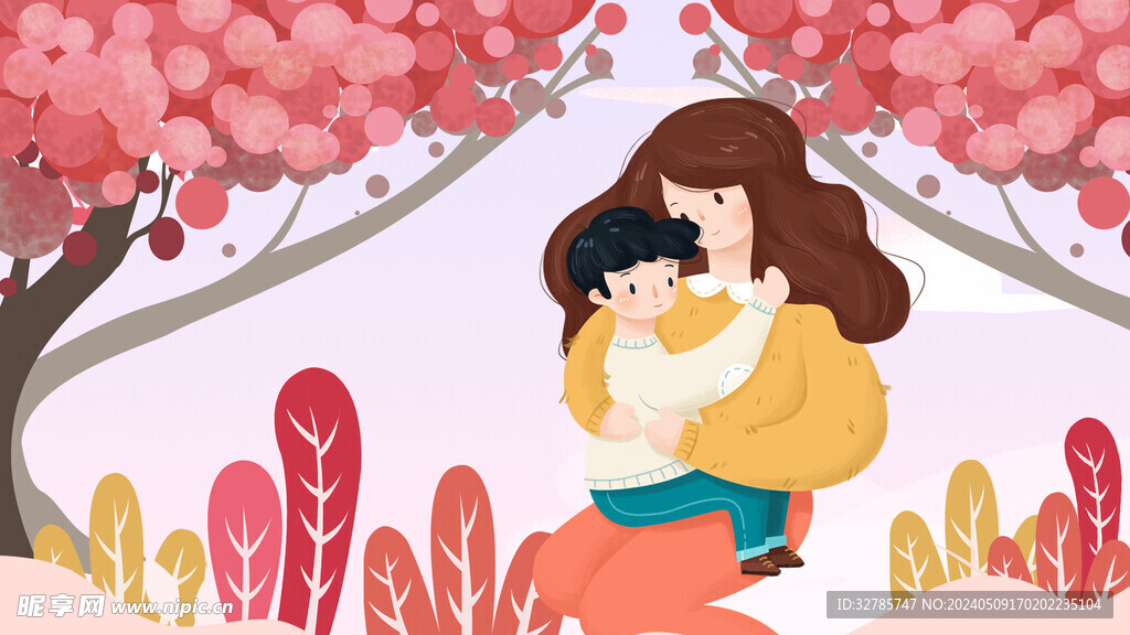 母親節插畫