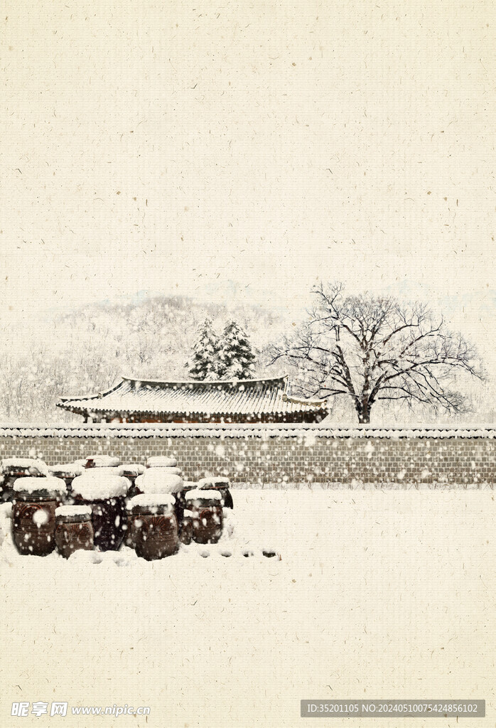 古典雪景