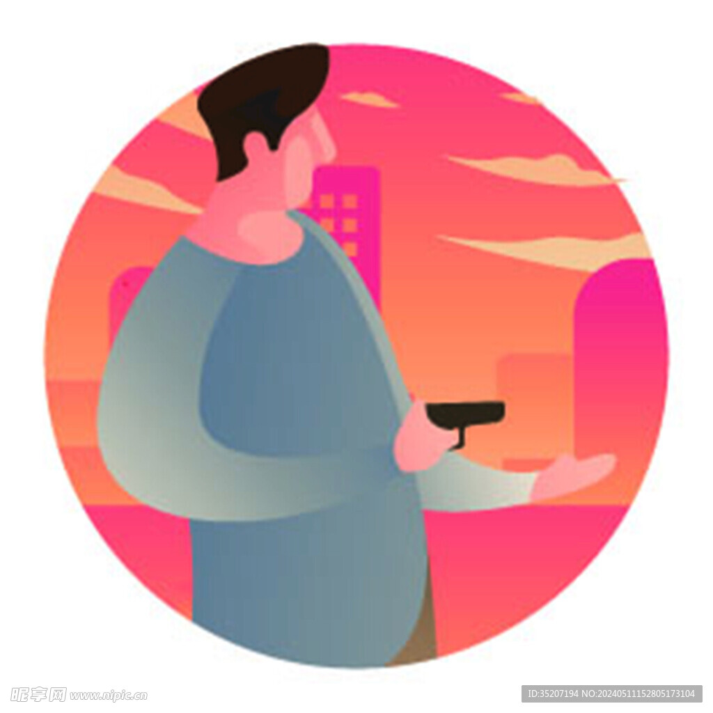 生活人物插圖         