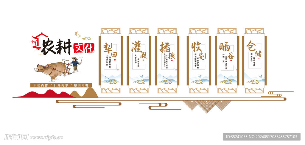 農村農耕知識宣傳文化墻
