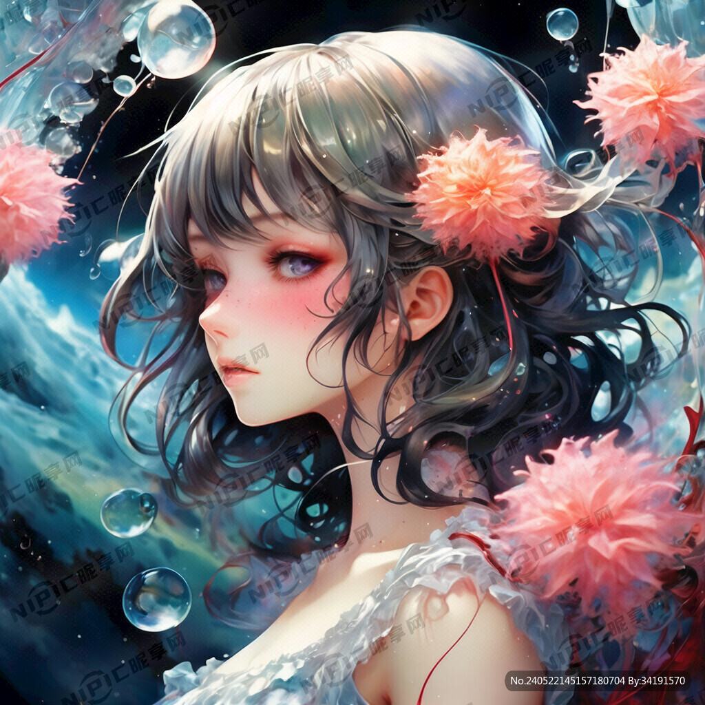 彼岸花 晶瑩剔透 夢幻 二次元
