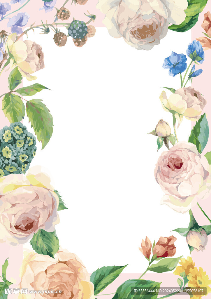花卉邊框